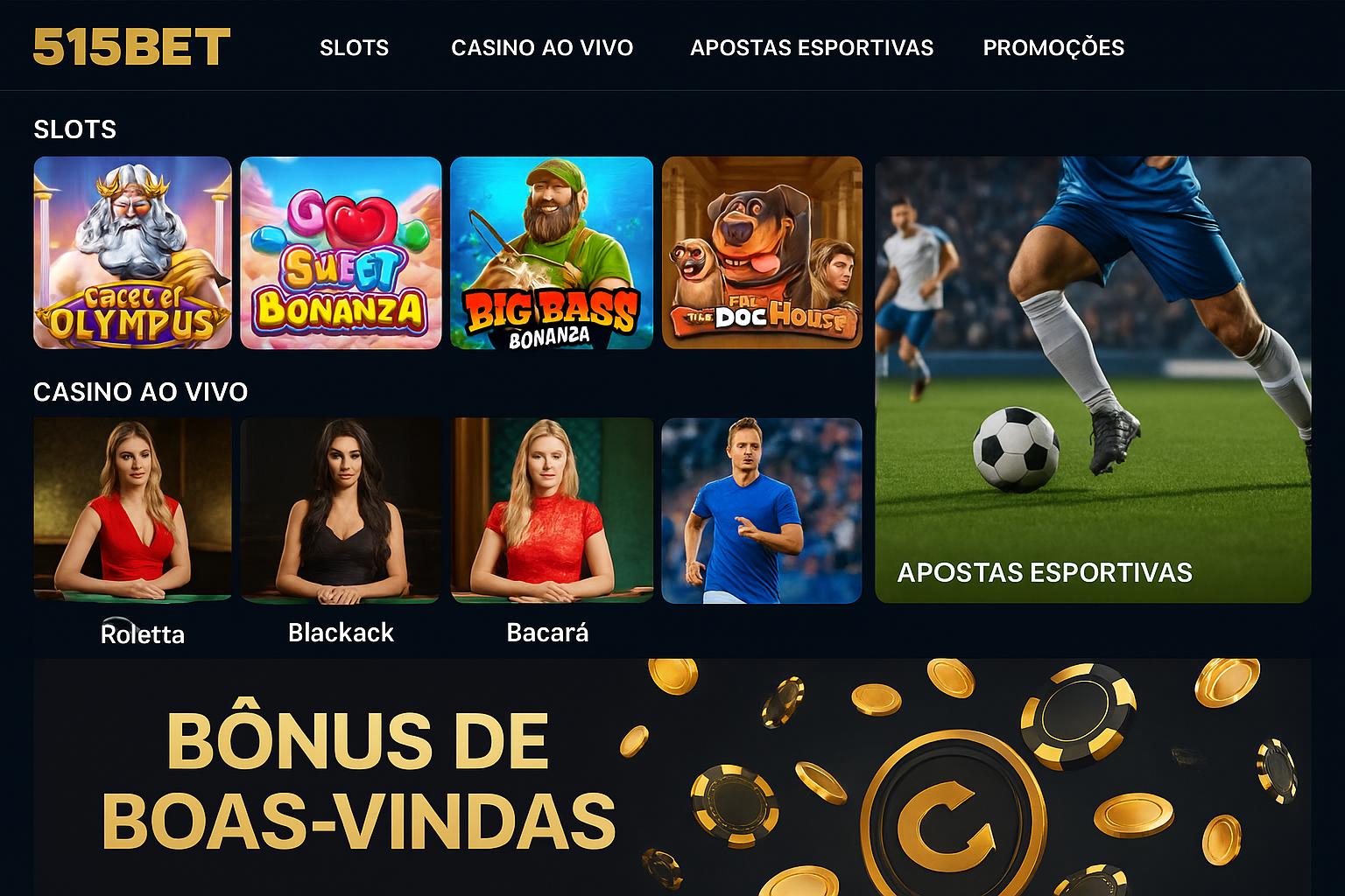 Jogos de cassino online inovadores e emocionantes na 515BET