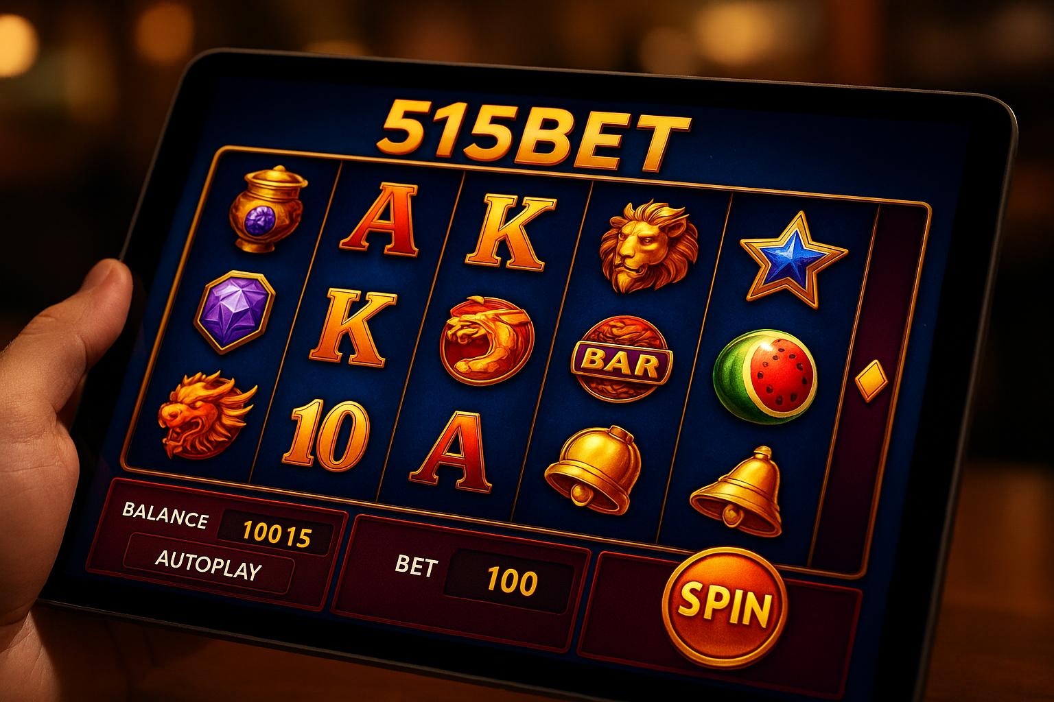 Explore o mundo das slot machines no 515BET Casino